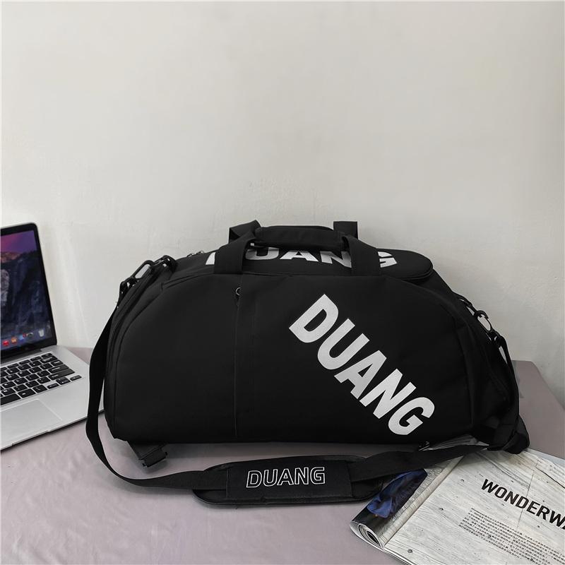 Large Capacity Travel Bag Portable Luggage Bag Dry And Wet Separate Sports Fitness Bag