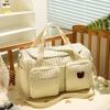 Little Bear Embroidered Baby Diaper Bag Large Capacity Handbag  for Travel Outdoor
