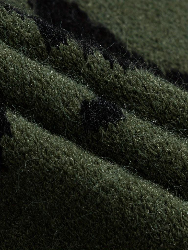 Men's Cute Cat Print Knit Pullover - Stylish Fall/Winter Round Neck Sweater