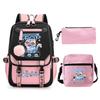 Animation Cartoon Peripheral Printing Children'S Backpack Campus Large Capacity Primary And Secondary School Students Schoolbag Three-Piece Set