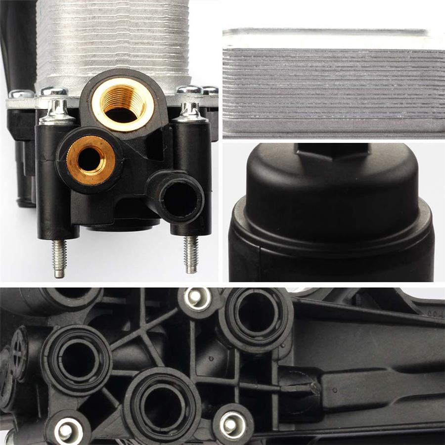 Oil Cooler Filter Adapter Housing 68105583AF For Jeep Chrysler Dodge 3.6 2014-17