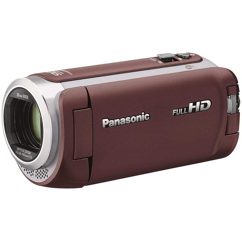 

panasonic hd video camera 64GB Wipe photo High magnification 90x zoom brown HC-W590M-T