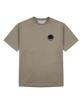 WHATHEPUCK P Logo Embroidered Patch T-Shirt Sand