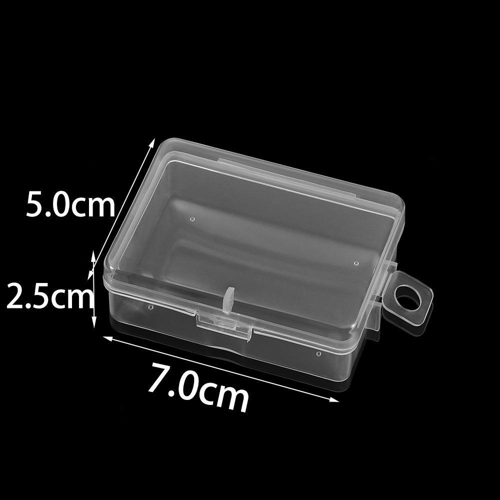 Round and Square Transparent Multi-Grid Jewelry Storage Boxes