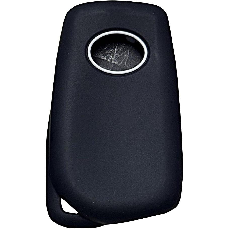 Key Fob Cover Hybrid Corolla: 3 Buttons Silicone Remote Case Protector Fit for Toyota RAV4 CHR IM Hybrid Hilux Avensis Scion iQ tC iM xB Corolla 2013
