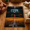 Wooden Basketball Court Indoor Rug Durable Stainresistant Easyclean Carpet For Bedroom Door Living Room Area Home Party Decor Birthday Gift