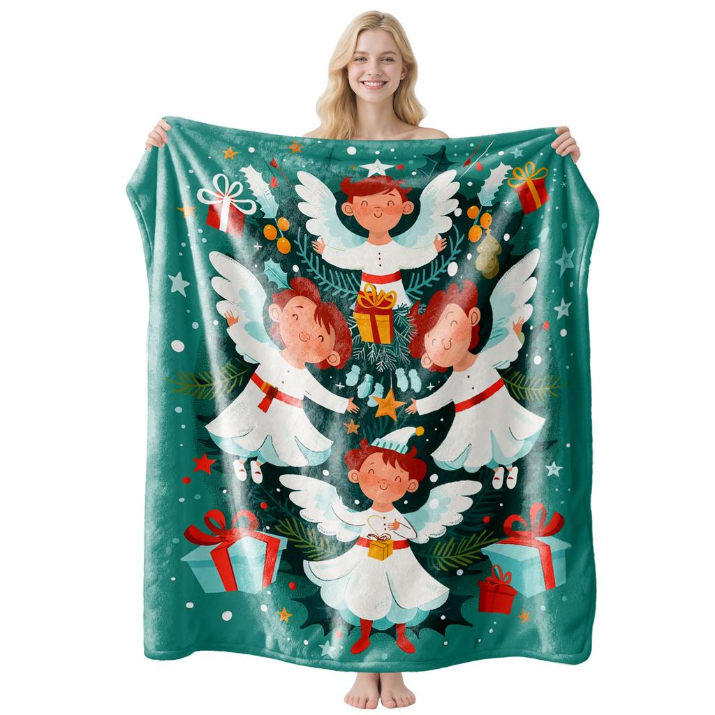 2026 Christmas flannel blanket is universal for all seasons