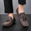 Große Übergröße 45 46 Quasten Penny Loafers Herren Flats Herren Freizeitschuhe Slipper Weiches Leder Herren Fahrschuhe Herren Mokassins