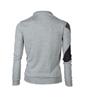 Men's Patchwork Color Block Long Sleeve Fleece Sweatshirt