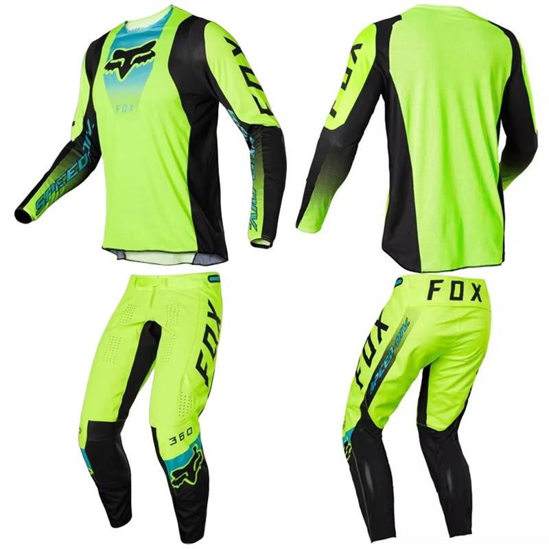 Schnelltrocknendes Radtrikot-Set Atmungsaktive Performance-Kleidung Mountainbike Downhill Racing Unisex