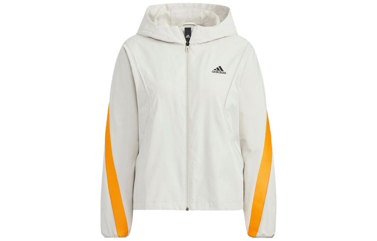 Adidas Jackets Women s White Hooded Moderate Other HF2467 XL