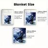 Demon Slayer 2D Flat Pattern Flannel Blanket High quality All Seasons Warmth and Comfort Perfect for Christmas Gifts.DMT0925242