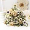 Artificial Flower Bouquet Realistic Fake Flowers for Wedding Home Decor Table Centerpiece