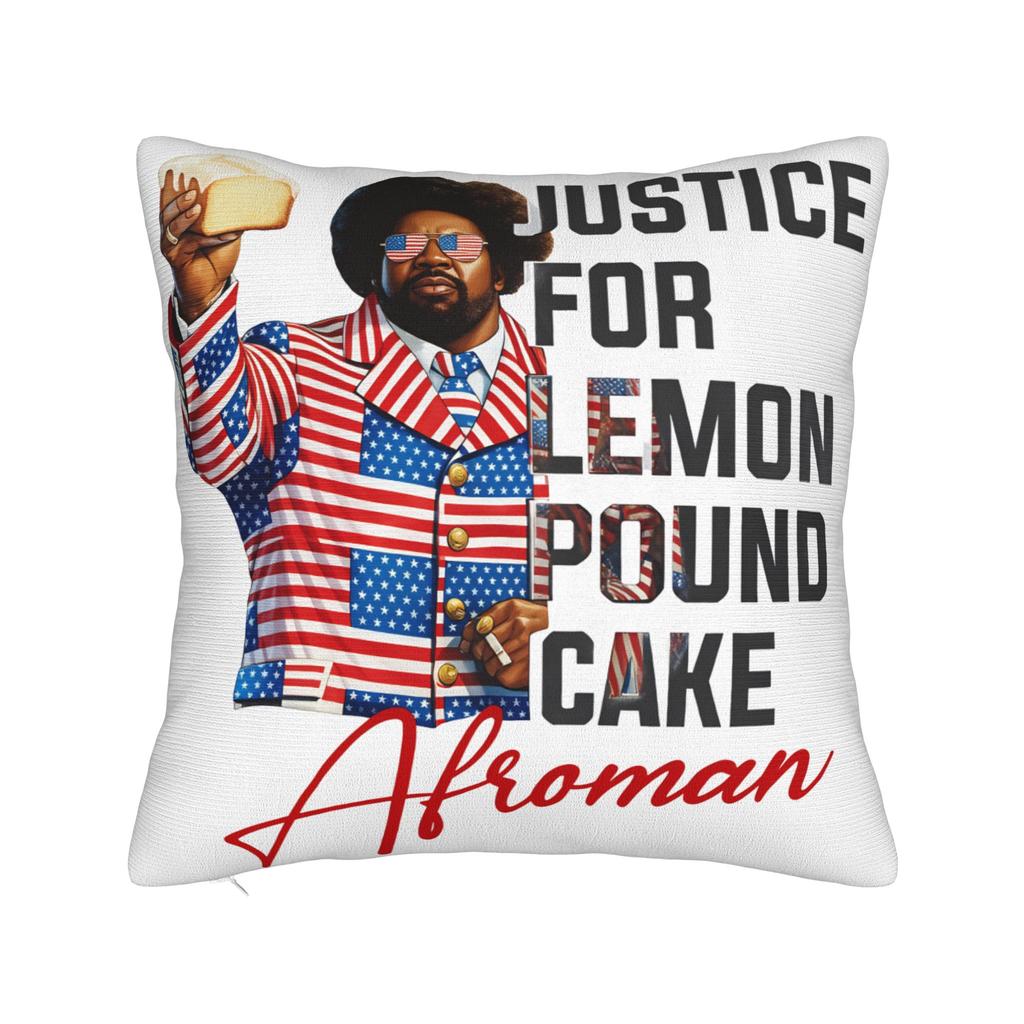 Afroman Justice For Lemon Pound Cake Pillow Cover Printing Cushion Cover Decoration Throw Pillow Case Cover Home Multiple Sizes