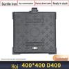 Square and Round Cast Iron Manhole Cover for Electric and Water Utilities