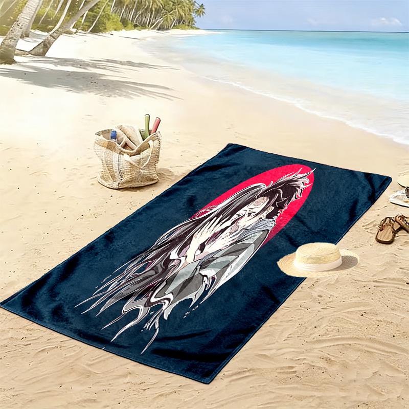 Shadow Warrior's Crimson Blade Beach Towel Soft Outdoor Camping Quickdrying Swim Towel Swim Outdoor Pool Towel Fashion Printing