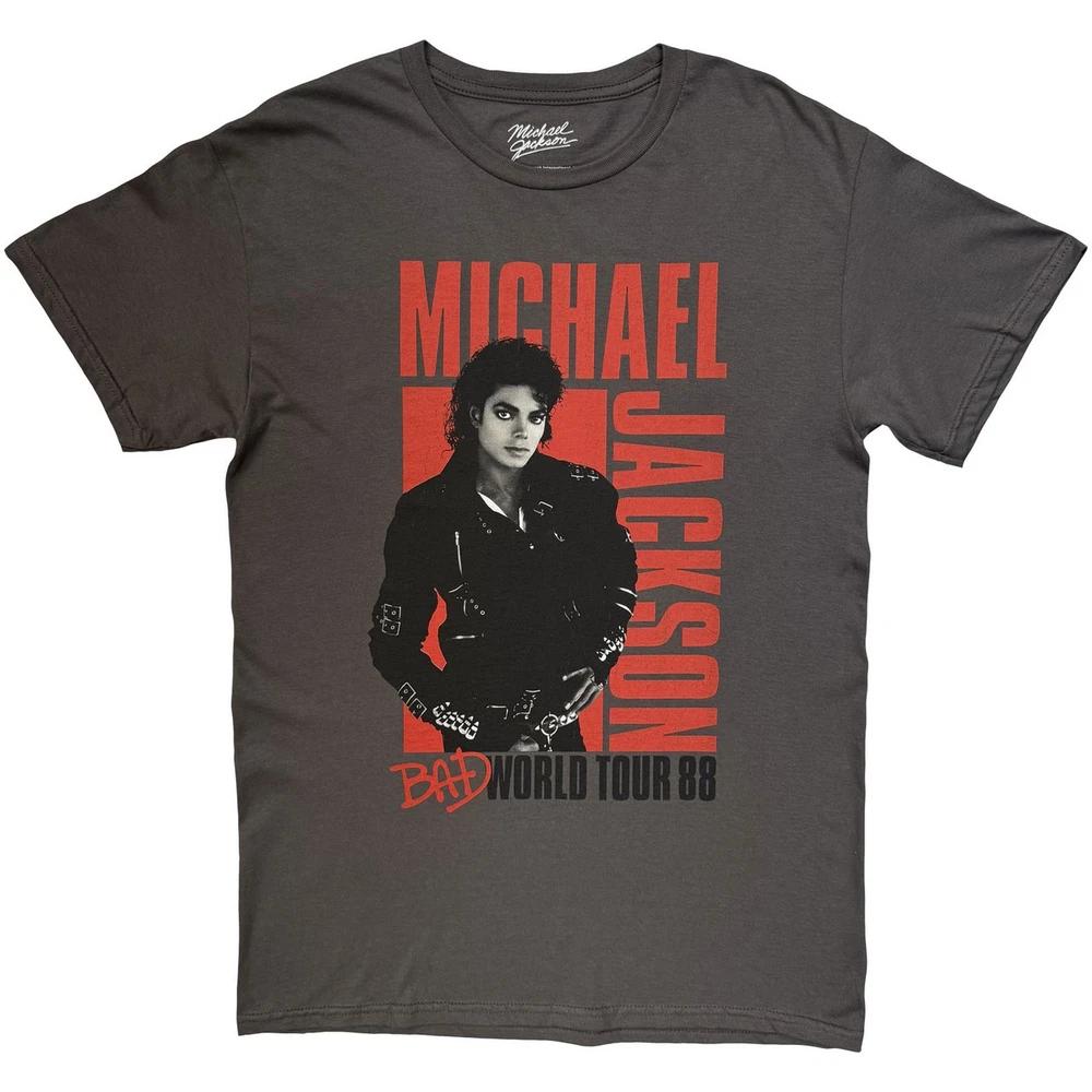 Michael Jackson Bad World Tour 88 Tee Tshirt Unisexs L