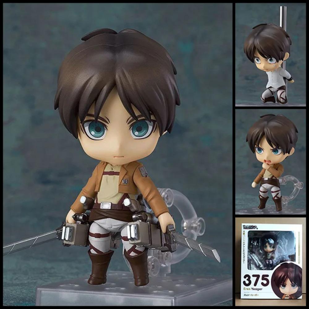 Attack on Titan Animation Seriefigurer Leksak Eren Mikasa Levi Hange Reiner Anime Action Rörliga Modellfigurer Samling NTR