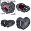Fashion Belt Love Heart Metal Buckle Red Heart Rose Flower Design Punk Rock Belts Women Decorative Waistband Hip Hop