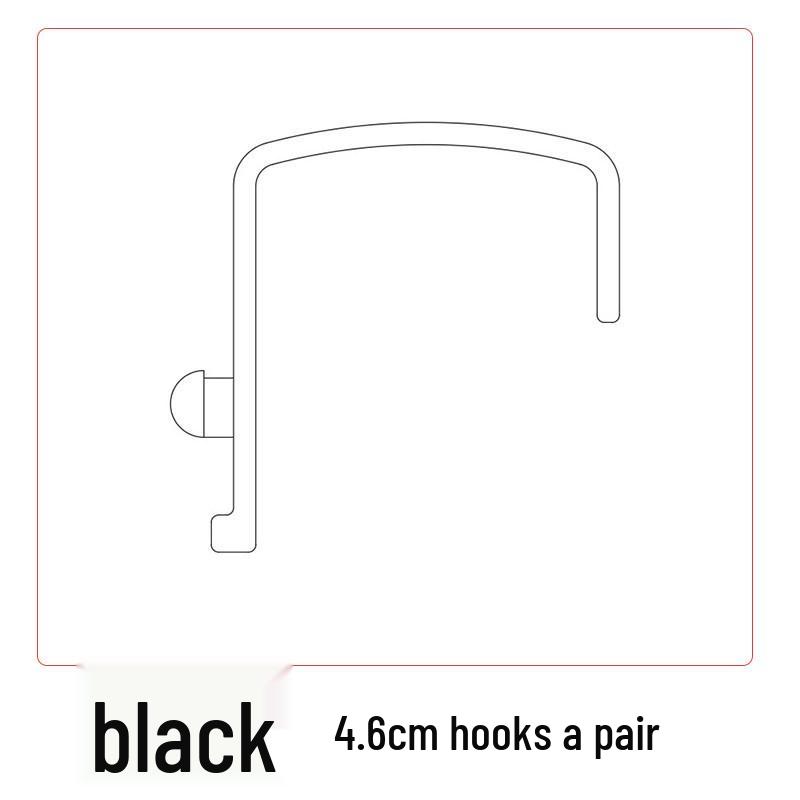 Creative Metal Desktop File Holder with Hanging Divider Hooks