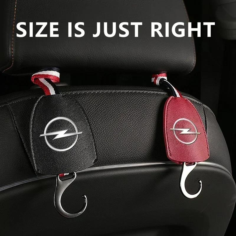 High Quality Leather Multifunction Car Seat Headrest Hook For Opel Insignia Astra H G J Antara Vectra Vivaro Corsa C D Zafira B Su0