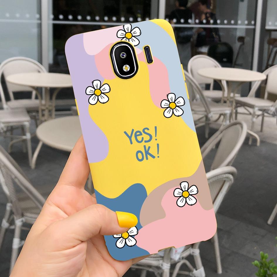 For Samsung Galaxy J4 J6 2018 EU Case SM-J400F J600F Lovely Cartoon Protective Skin Cover For Samsung J4 2018 J 4 J 6 Soft Coque