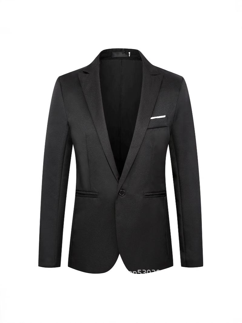Men s Korean Slim Fit Casual Formal Suit Jacket M
