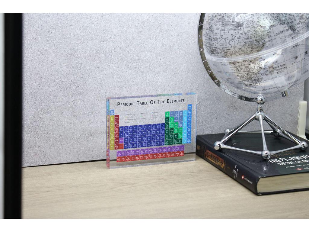 Periodic Table Elements Acrylic Desktop Ornaments - Creative Gifts for School Holidays