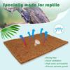 4pcs Pet Terrariums Moisturized Carpet Coconut Fiber Substrate Liner For Snake And Geckos Healthy Habitats Accessory