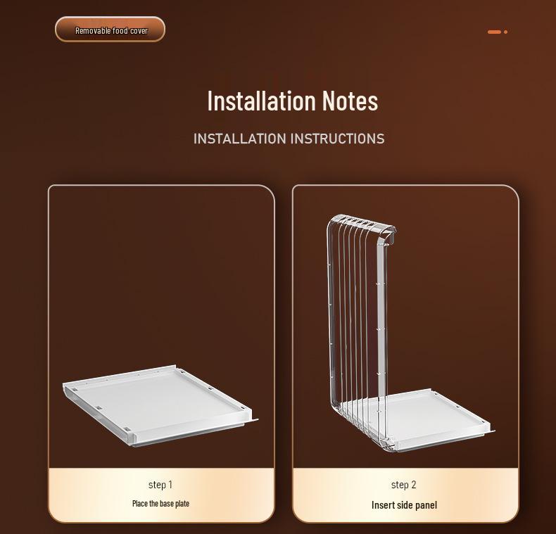 Isolierte Mehrschicht-Lebensmittelabdeckung zur Aufbewahrung und zum Staubschutz