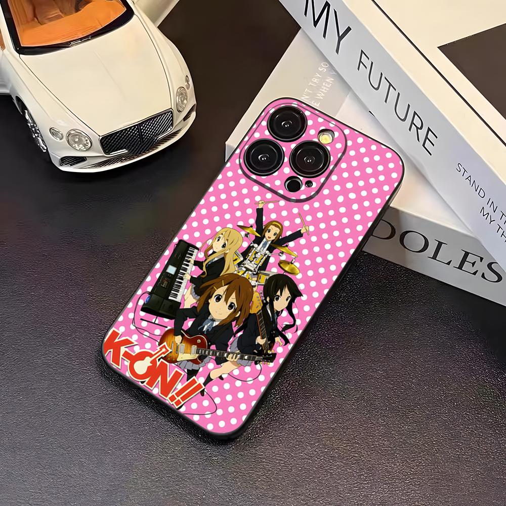 

Cute Anime Girl K-ON Phone Case For 16 Pro Max Iphone 17 Pro Max 14 15 Plus 12 13 11 Pro Xr X Xs SE Back Cover iPhone11 ProMax