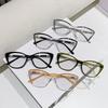 Retro Cat-Eye Photochromic Prescription Glasses High-definition Anti-blue Light Eyewear Minus Diopter Eyeglasses 0 To -4.0