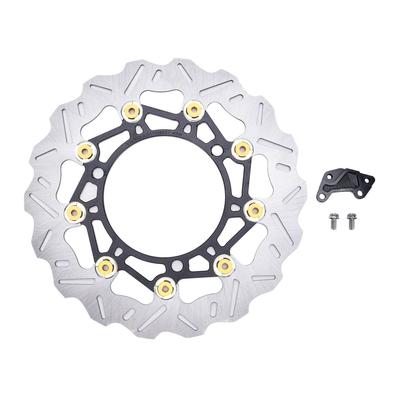 Zestaw tarcz hamulcowych przednich motocykla Rotor 267mm Zestaw adapterów zacisku ze stali nierdzewnej Zamiennik dla NMAX125 NMAX155