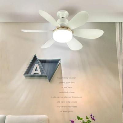 Modern LED Ceiling Fan Light Remote Control Adjustable Color Temperature Brightness Wind Speed Suitable For Bedroom Ligting Lamp