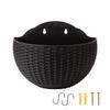 Flower Pot Exquisite Wall-mounted Plastic Wall Hanging Basket Flowerpot for Outdoor Garden Home Decor