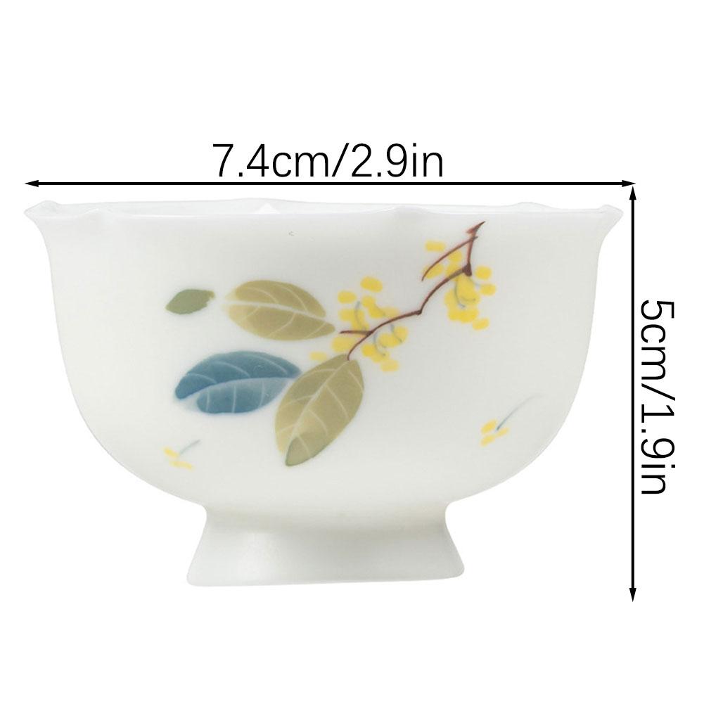 Retro Ceramic Tea Cup Coffee Cups No Handles Matcha Cup Coffee Mug For Home Party