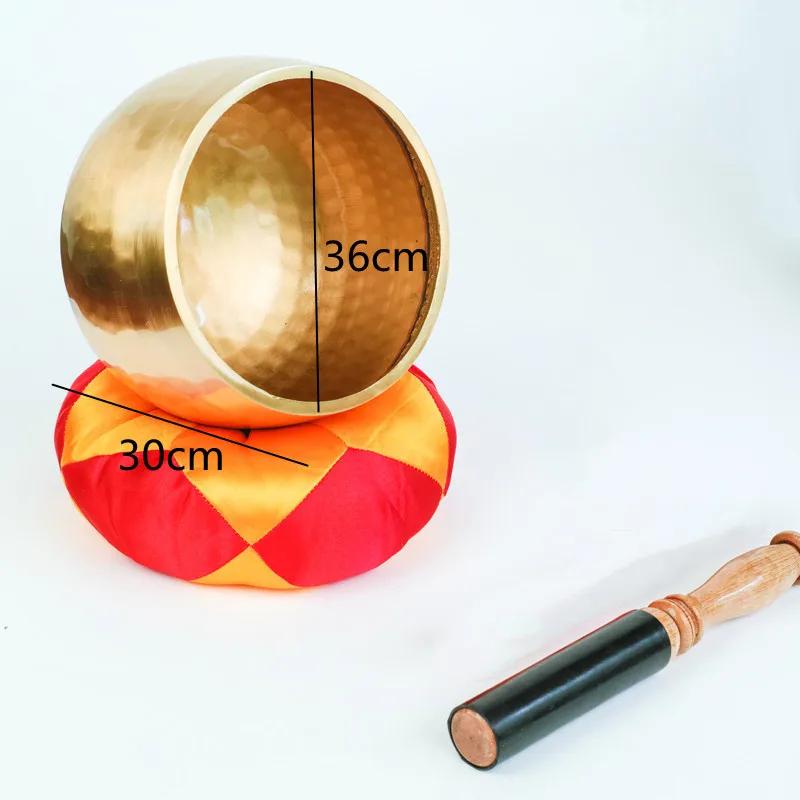 Handmade Copper Bowl Tibetan Singing Bowl Set Yoga Meditate Buddha Sound Bowls Practice Temple Tibetan Bowls Buddhist Supplies