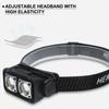 3000LM LED-Stirnlampe COB Tragbarer leistungsstarker wiederaufladbarer Scheinwerfer Eingebauter Akku Wasserdichte Stirnlampe Stirnlampe Wander-Campinglampe