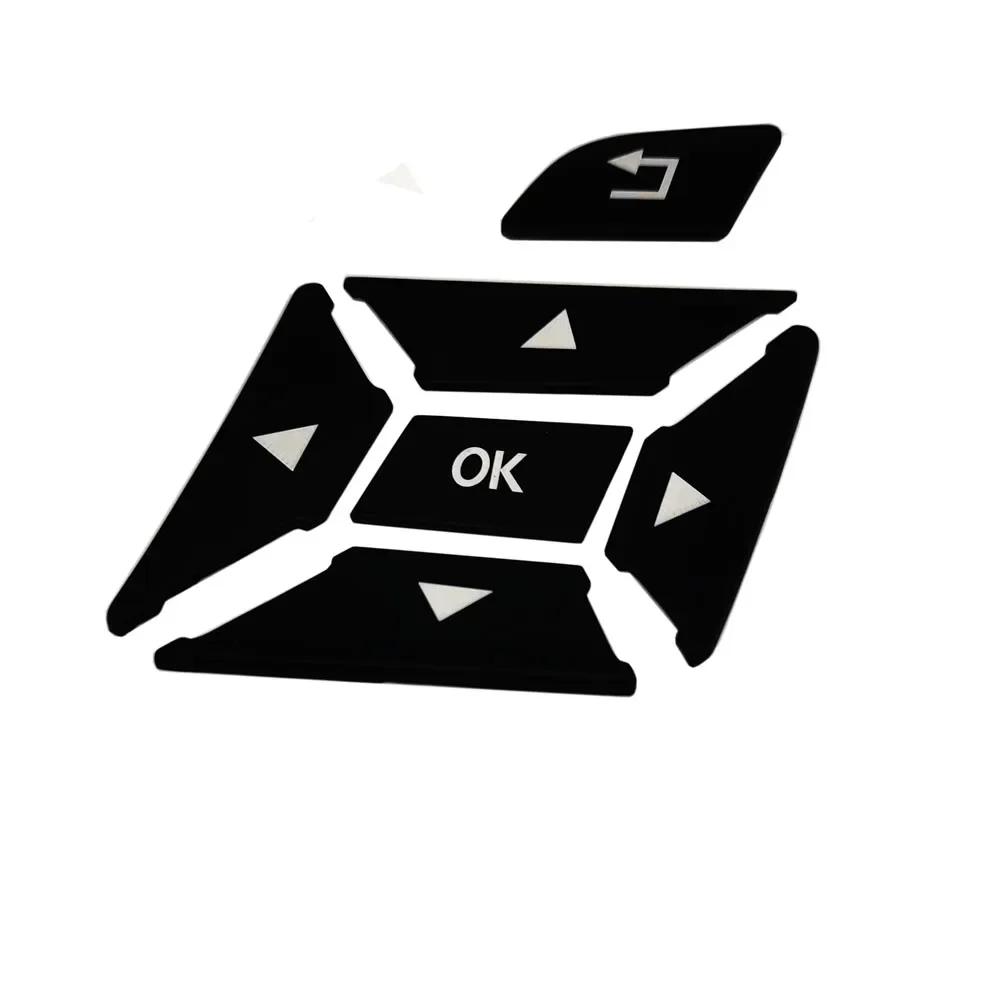 Car steering wheel button switch decorative cover sticker for Mercedes Benz A B C E Ml Gl Cla Gla Glk Sl Class W176 W212 W204