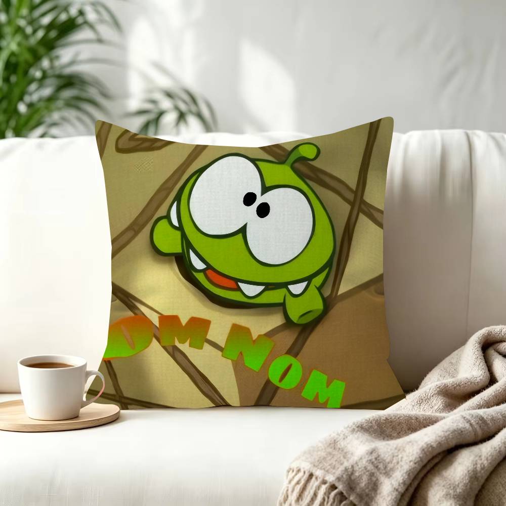 Anime ooOm fun Nom Stories  Trendystyle decorative throw pillow cover insert not included fauxembroidery design
