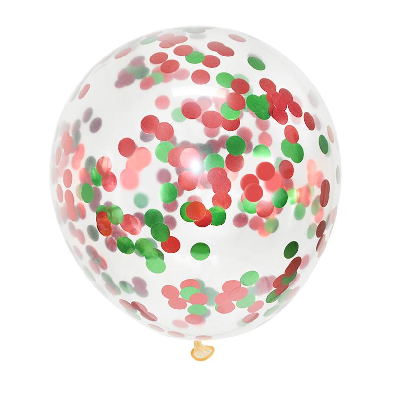 5/10/20ks Zlaté konfety Latexové balónky Třpytivé Průhledné Héliové Balónky Svatba Miminko Ozdoby na oslavu narozenin