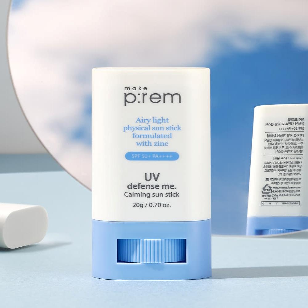 make p:rem UV Defense Me Calming Sun Stick SPF50+ PA++++ Soothing Mineral Sunscreen 20g