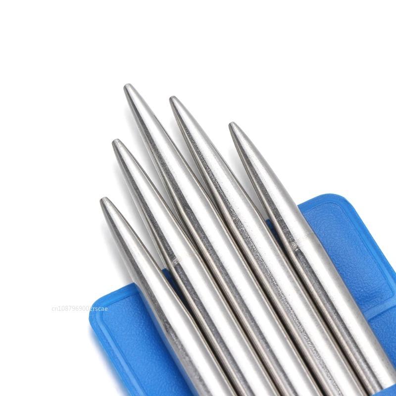 5Pcs/bag Stainless Steel Straight Knitting Needles Metal Crochet Hook DIY Sweater Weave Knitting Tools 2-5mm Sewing Accessories