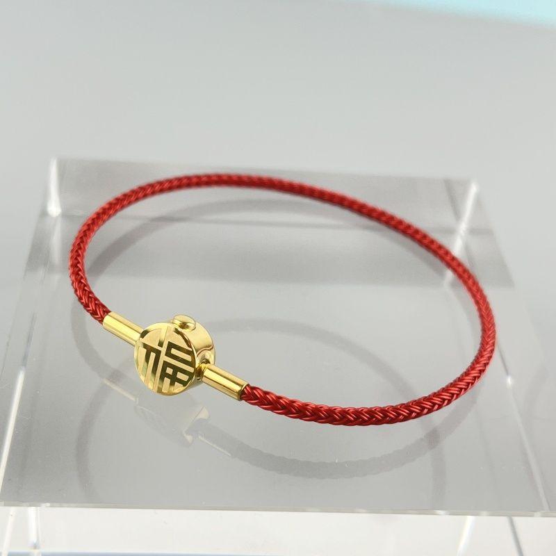 

Водонепроницаемая стальная проволока 2 мм Шнурок для переноски года рождения Красная веревка Браслет 3 мм Носимые золотые бусины Нанизанная плетеная веревка 2,5 мм 18cm 2.5mm wine Red finished color