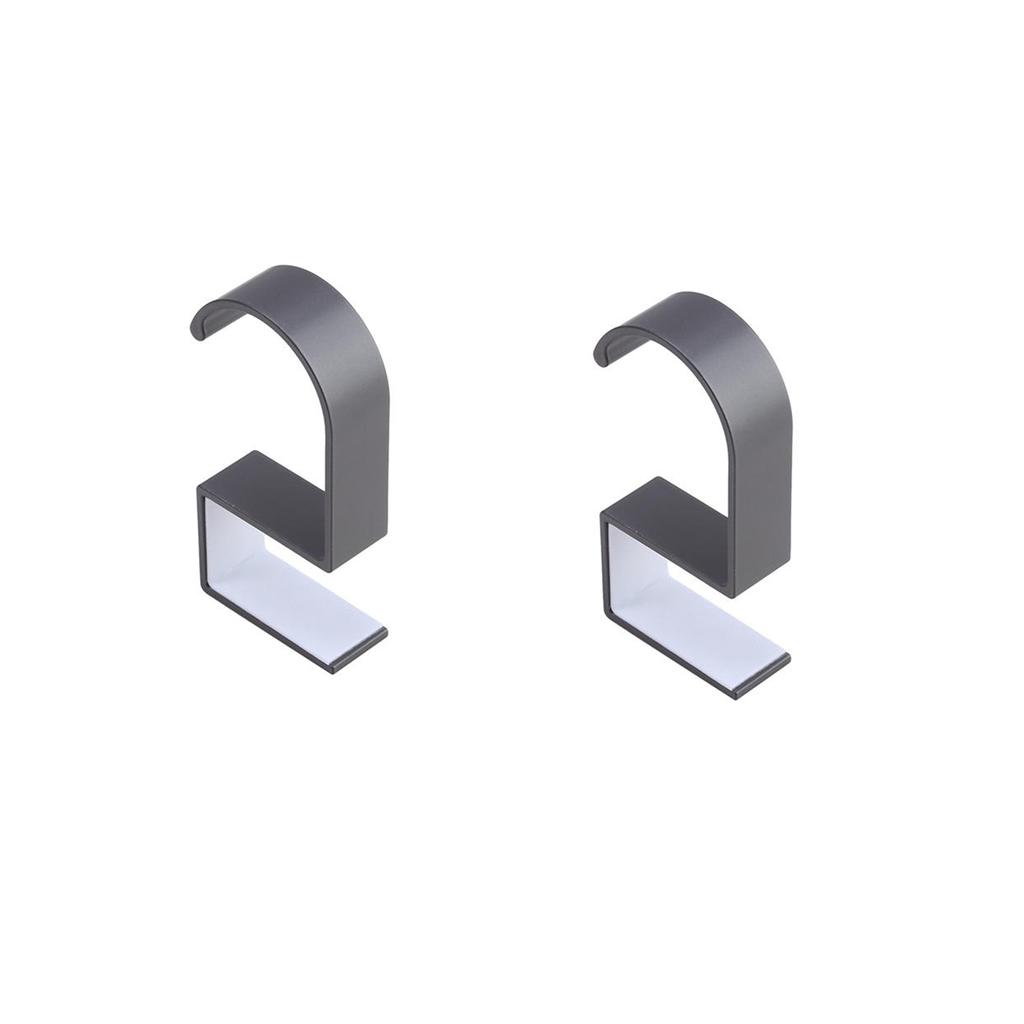 1PC/2Pcs Creative Headphone Stand Hanger Holder Portable Desk Mount Bag Hanger Organizer Under Desk Clamp Hook