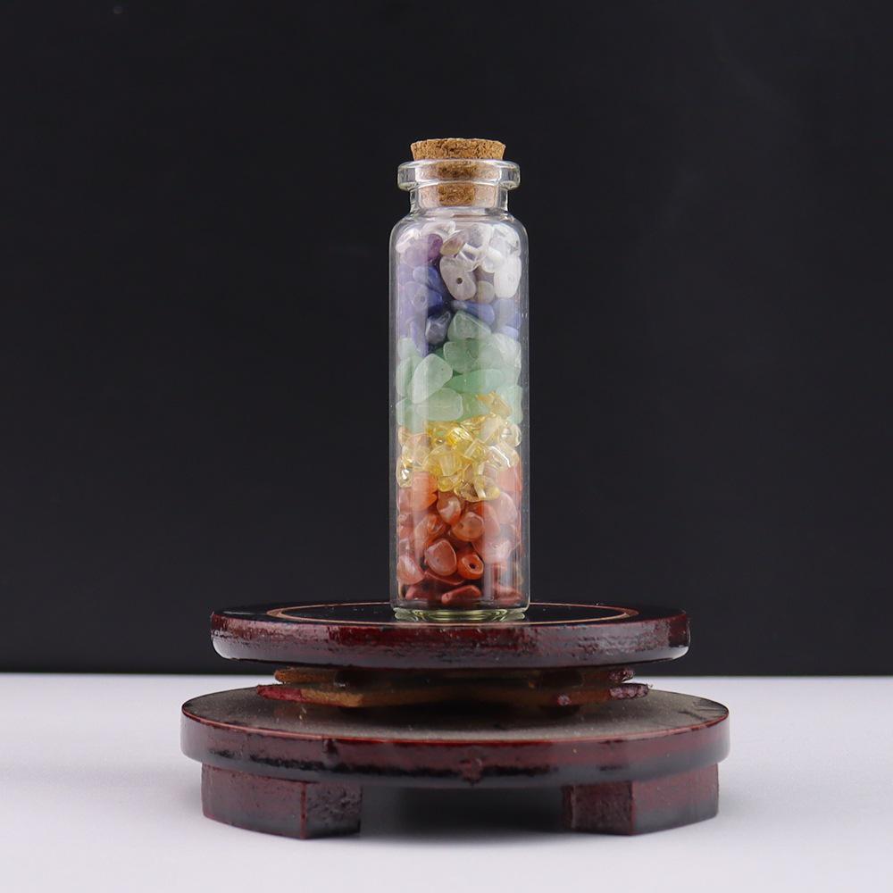 Seven-Color Gemstone Crystal Tree Bottle