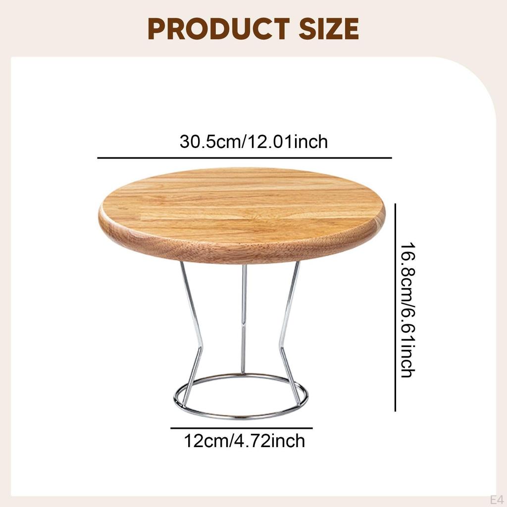 Cake Stand Pizza Pan Riser Tray Pedestal Rest Food Platter for Candy