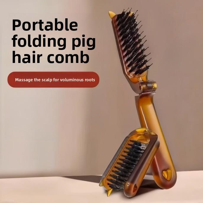 Borsten Haar Kamm Klappbarer Haar Kamm Flauschiger Styling Kamm Tragbare Klappbare Haarbürste Kamm