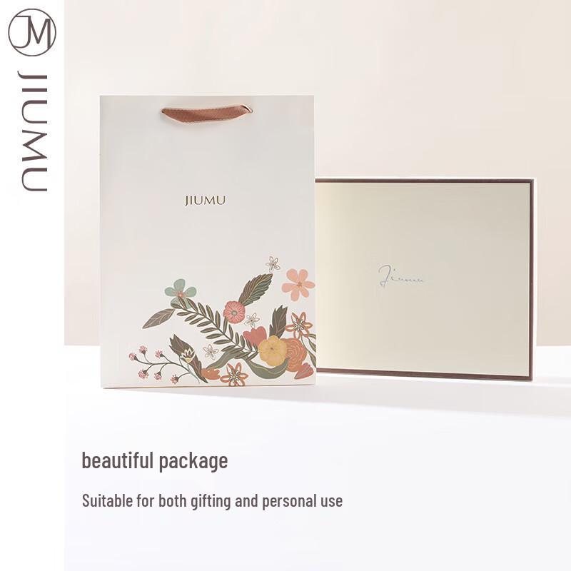 JIUMU Embroidered Knitted Wool Scarf