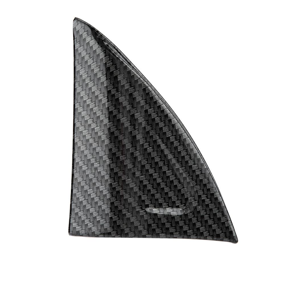 2pcs Car Door WindowCover Trim Decorative Sticker Carbon for MG ZS 17-18